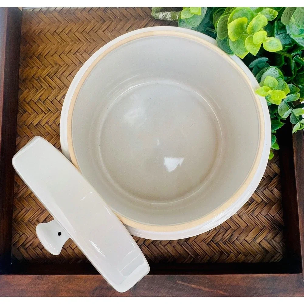 Canister White Ceramic Minimalist‎ Home Decor Small Storage Jar Modern Style